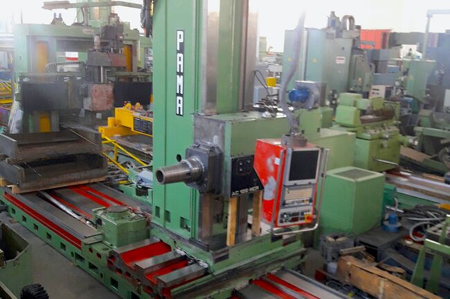 Rivendita Alesatrice a montante mobile PAMA AC125 MCR usata