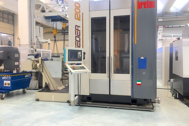 Rivendita Centro di lavoro verticale BRETON XCEEDER 1200 usato