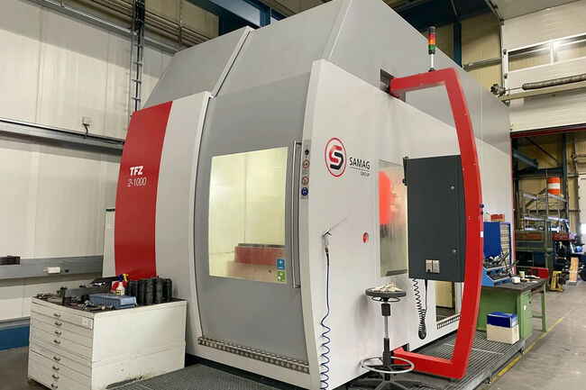 Rivendita Foratrice per fori profondi per stampi SAMAG TFZ2-1000 usata