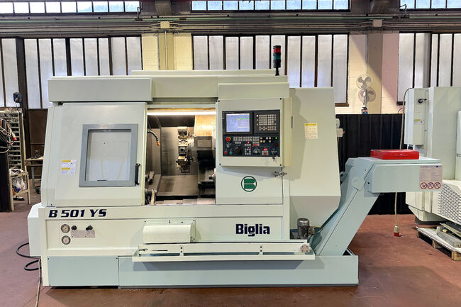 Rivendita Tornio CNC BIGLIA B 501 YS usato