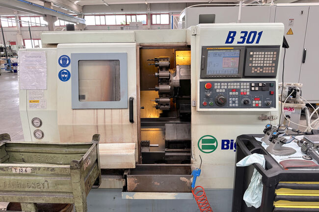 Rivendita Tornio CNC BIGLIA B301 usato