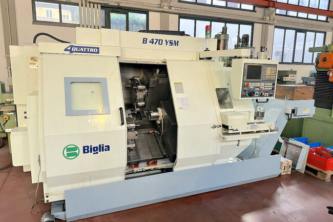 Rivendita Tornio CNC BIGLIA B470 YSM usato